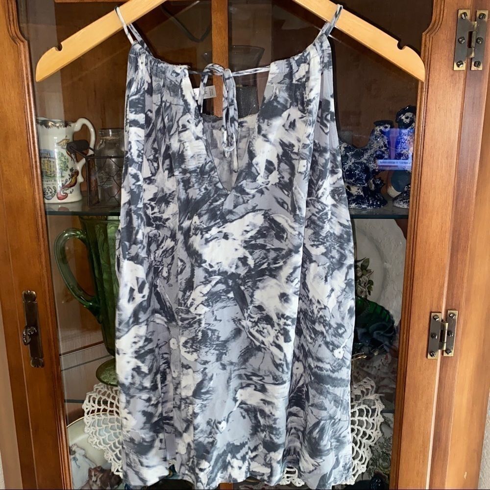 Fabletics Tank Top Rayon Gray M